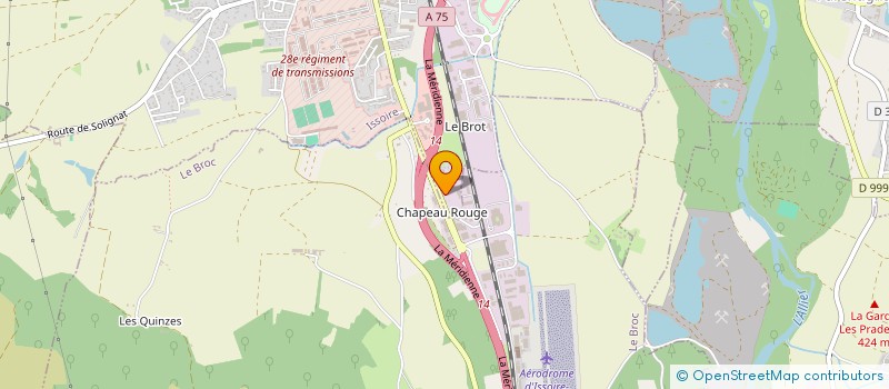 localisation de l'entreprise SCI YC  ISSOIRE