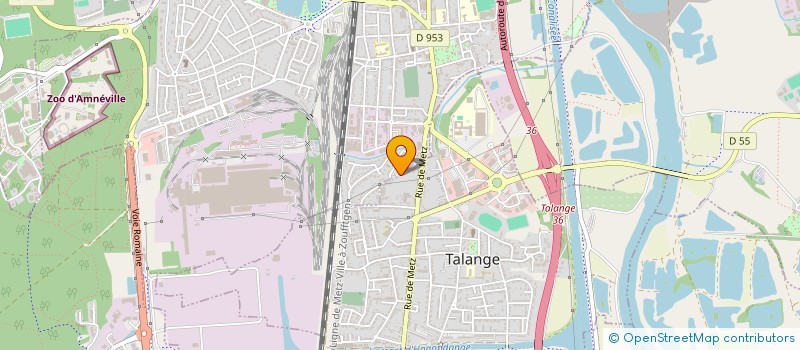 localisation de l'entreprise SCI YC à TALANGE