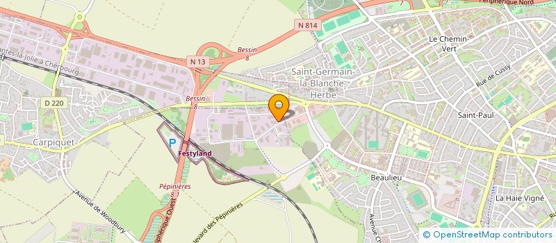 localisation de l'entreprise SCI YC  BRETTEVILLE-SUR-ODON