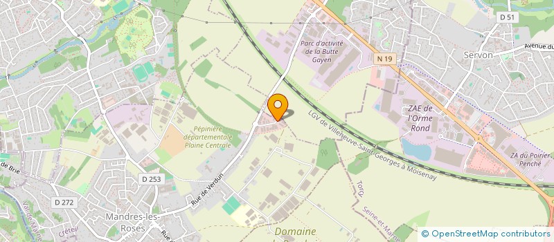 localisation de l'entreprise SCI YC IMMO  MANDRES-LES-ROSES