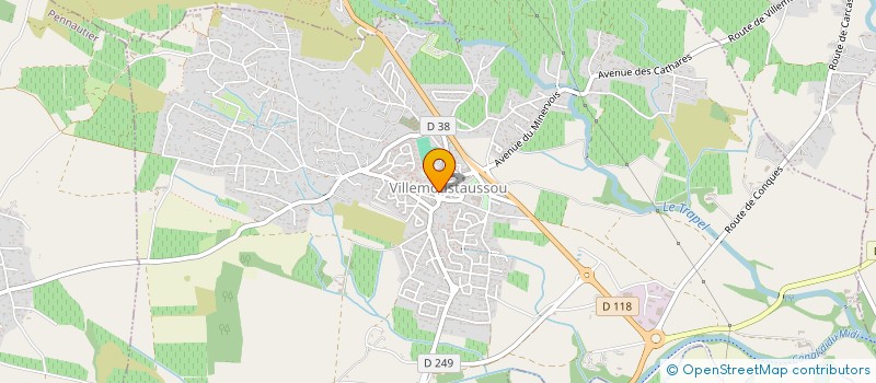 localisation de l'entreprise SCI YC VALENTINE à VILLEMOUSTAUSSOU