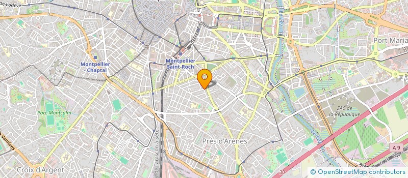 localisation de l'entreprise SCI YCAD à MONTPELLIER