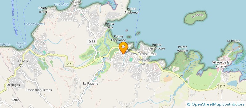 localisation de l'entreprise SCI YCAMM à LES TROIS-ILETS
