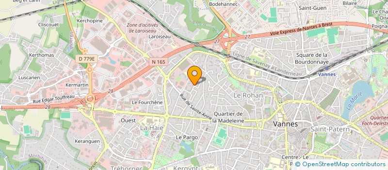 localisation de l'entreprise SCI YCAR à VANNES
