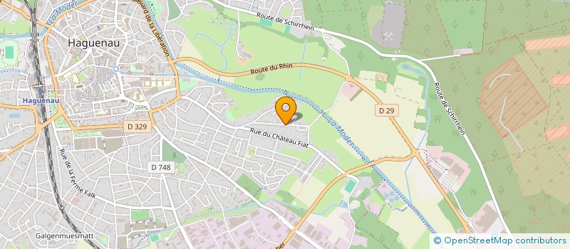 localisation de l'entreprise SCI YCAR  HAGUENAU