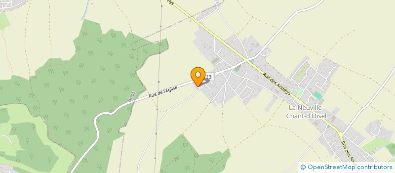 localisation de l'entreprise SCI YCB  LA NEUVILLE-CHANT-D'OISEL