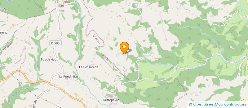 localisation de l'entreprise SCI YCCB  SALLES-LA-SOURCE