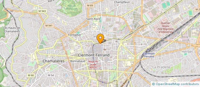 localisation de l'entreprise SCI YCCD2  CLERMONT-FERRAND