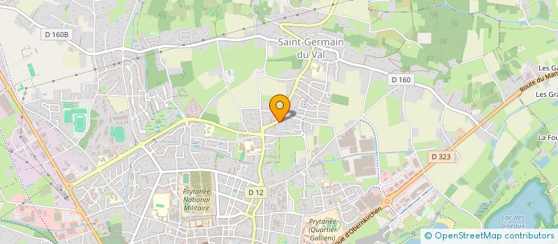 localisation de l'entreprise SCI YCEM  LA FLECHE