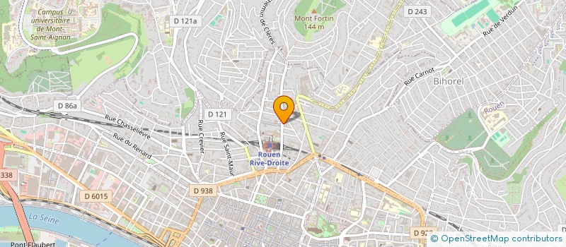 localisation de l'entreprise SCI YCHARA  ROUEN