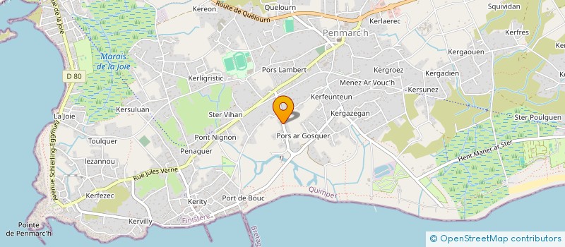 localisation de l'entreprise SCI YCY  PENMARCH