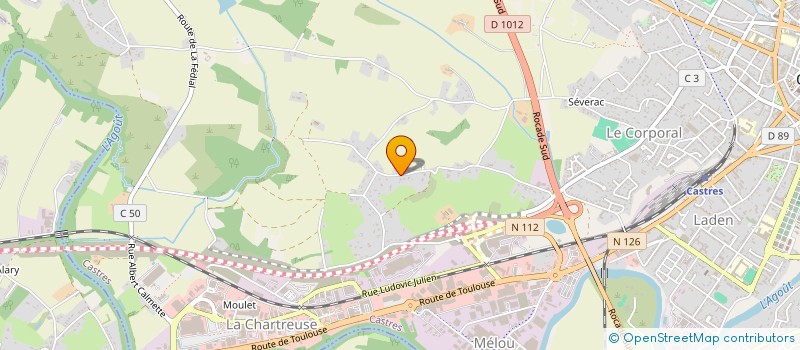 localisation de l'entreprise SCI YD PATRIMOINE  CASTRES