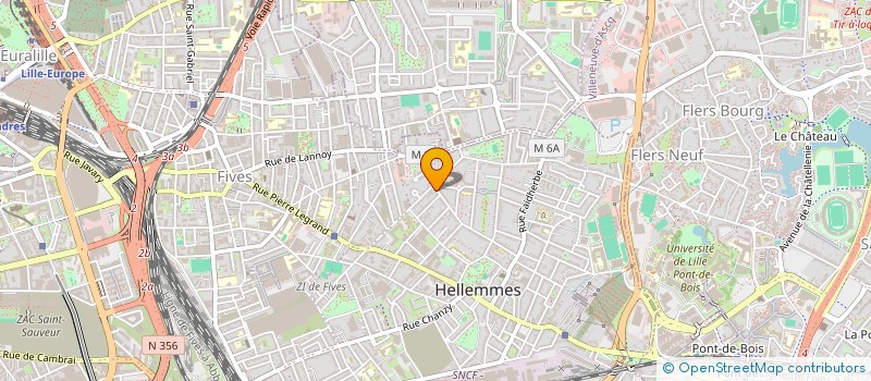 localisation de l'entreprise SCI YDEM à LILLE