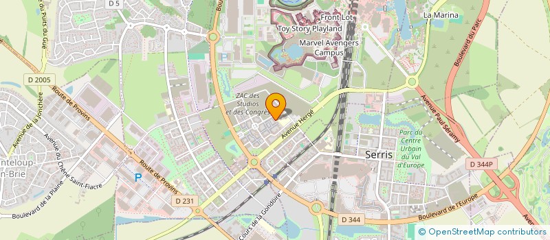 localisation de l'entreprise SCI YE CAPITAL  CHESSY