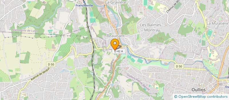 localisation de l'entreprise SCI YEBE  SAINTE-FOY-LES-LYON