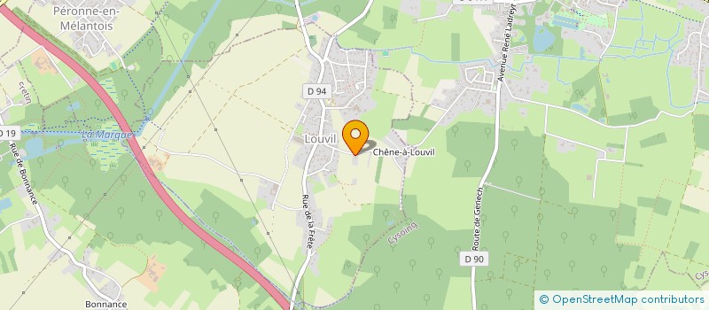 localisation de l'entreprise SCI YEC  LOUVIL