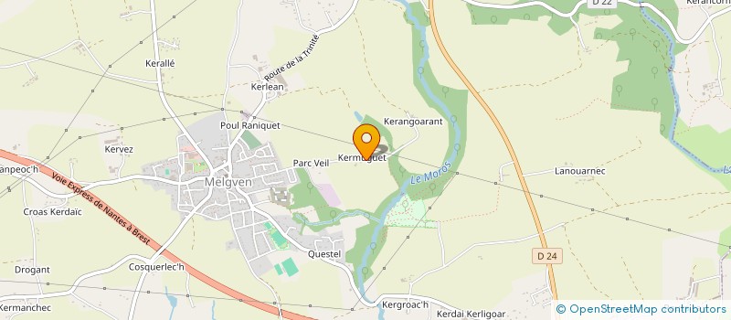 localisation de l'entreprise SCI YEC'HED MAD  MELGVEN