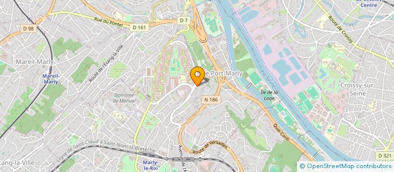 localisation de l'entreprise SCI YEF  MARLY-LE-ROI