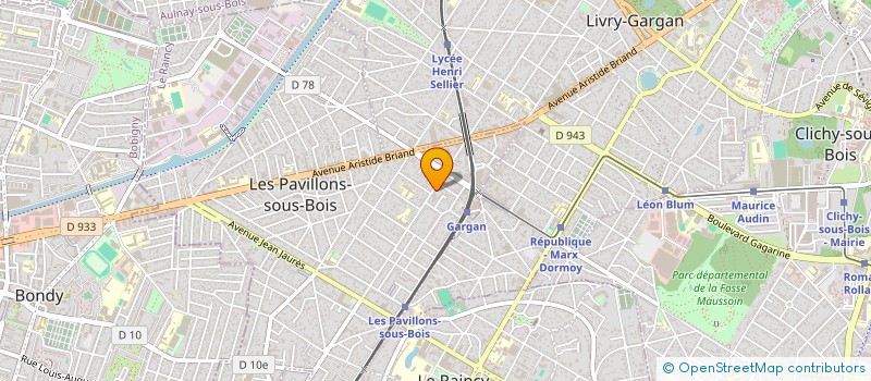 localisation de l'entreprise SCI YELADIMS à LES PAVILLONS-SOUS-BOIS