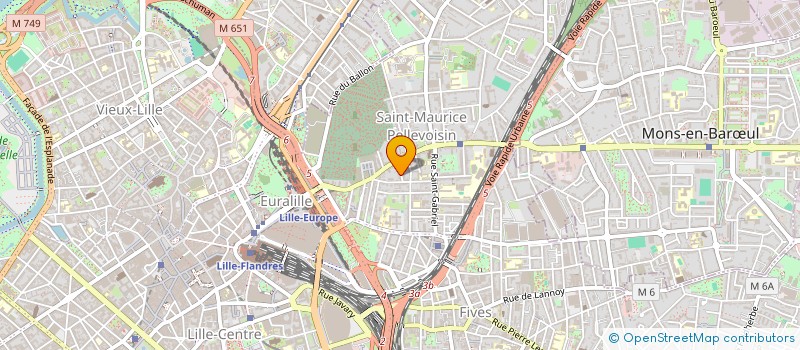 localisation de l'entreprise SCI YELLOW à LILLE