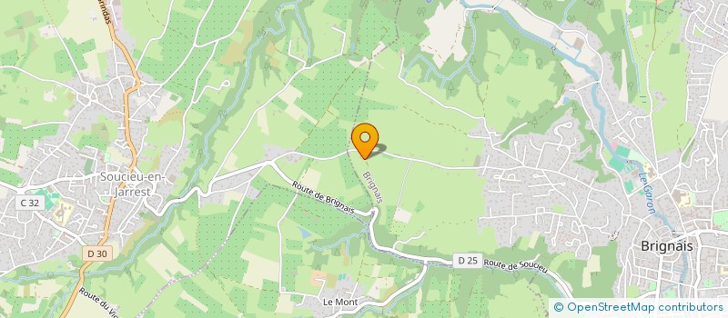 localisation de l'entreprise SCI YELLOWSTONE FAMILY ESTATE  BRIGNAIS