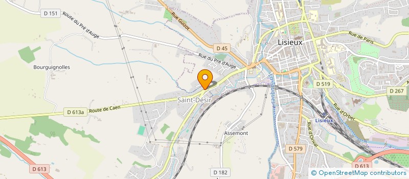 localisation de l'entreprise SCI YEMANJA  SAINT-DESIR