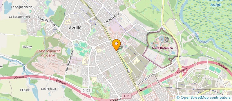 localisation de l'entreprise SCI YEMS à AVRILLE