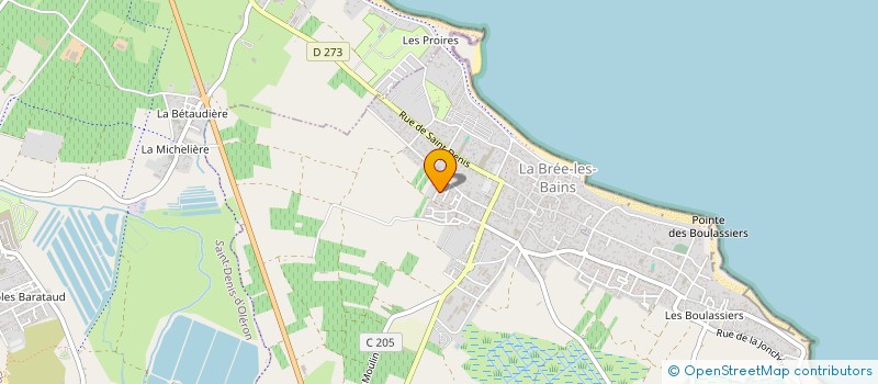 localisation de l'entreprise SCI YENS  LA BREE-LES-BAINS