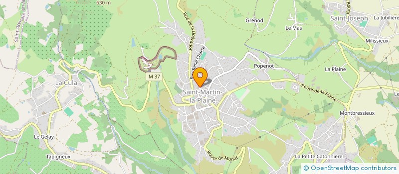 localisation de l'entreprise SCI YEP  SAINT-MARTIN-LA-PLAINE