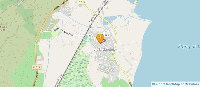 localisation de l'entreprise SCI YERLIKAYA à FRONTIGNAN