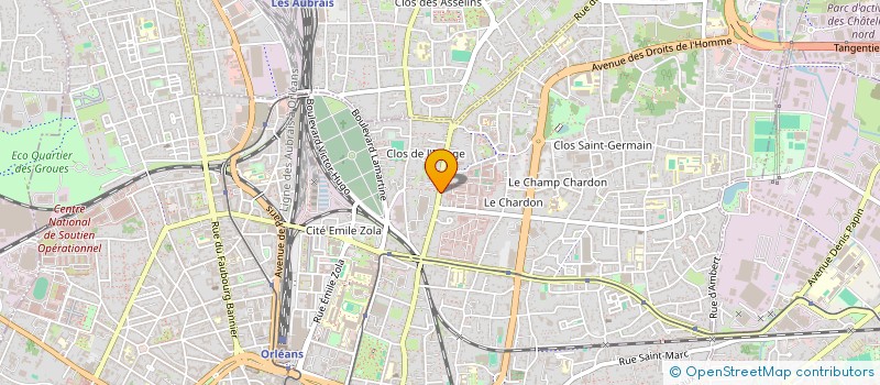 localisation de l'entreprise SCI YERNAUX RIBUOT à ORLEANS
