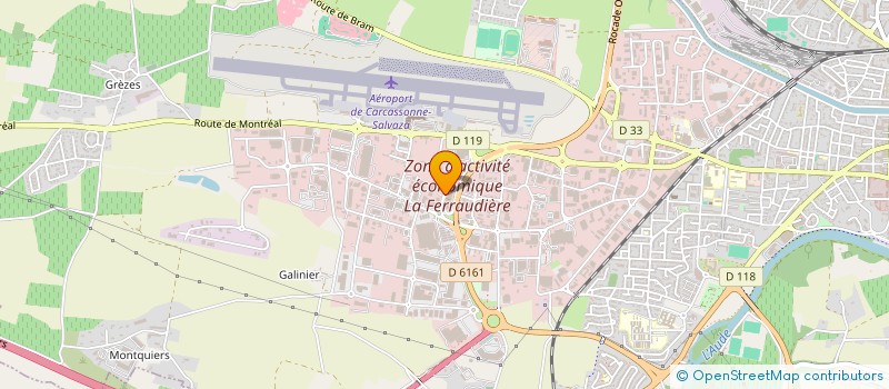localisation de l'entreprise SCI YES à CARCASSONNE