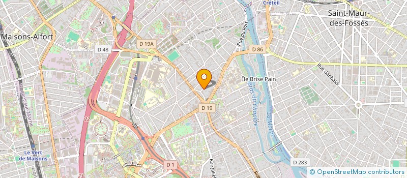 localisation de l'entreprise SCI YES à CRETEIL