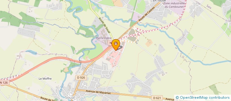 localisation de l'entreprise SCI YES  SOUAL