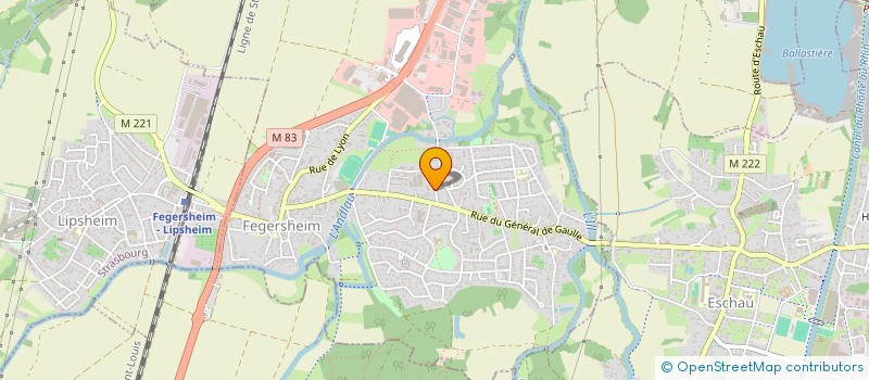 localisation de l'entreprise SCI YESS  FEGERSHEIM