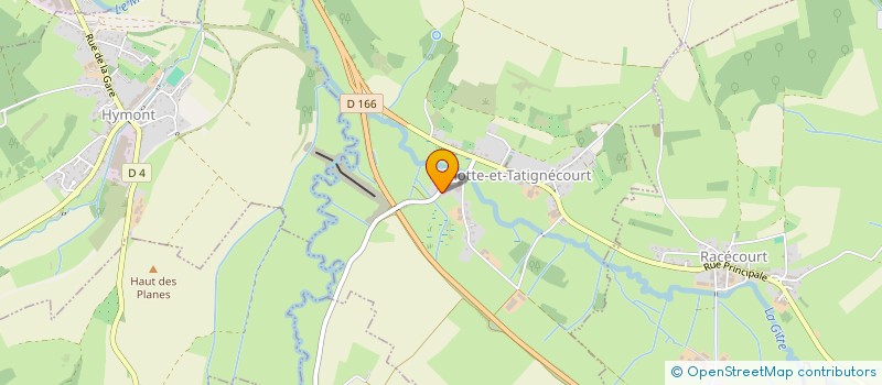 localisation de l'entreprise SCI YETI  VELOTTE-ET-TATIGNECOURT