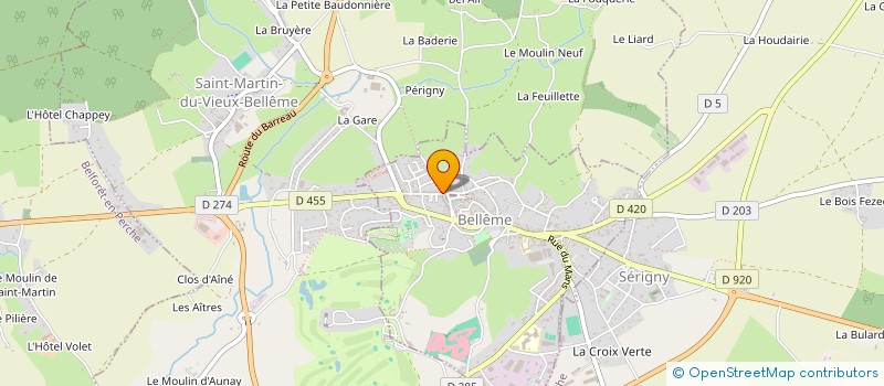localisation de l'entreprise SCI YEU à BELLEME