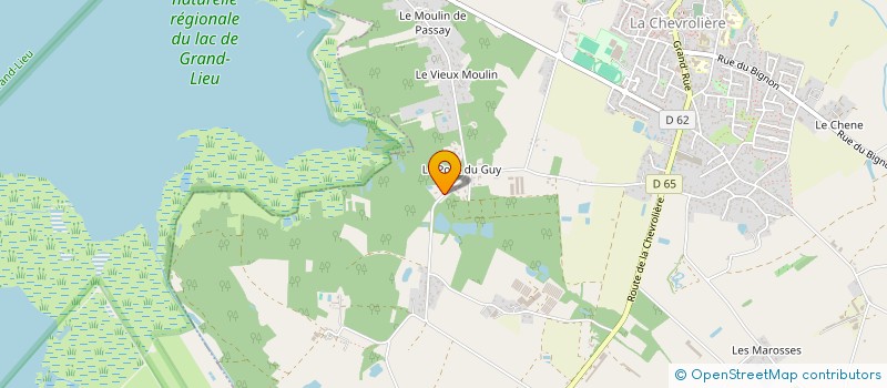 localisation de l'entreprise SCI YEU NORVEGE  LA CHEVROLIERE