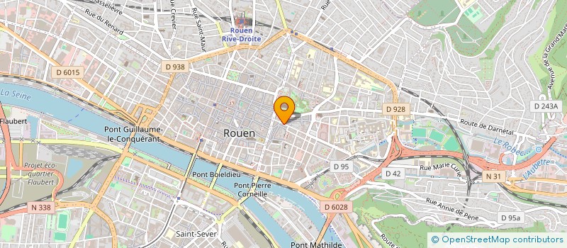 localisation de l'entreprise SCI YEVA  ROUEN