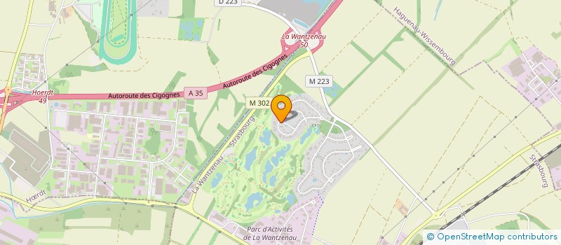 localisation de l'entreprise SCI YEW DES HEROS  LA WANTZENAU