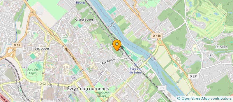localisation de l'entreprise SCI YFA à EVRY-COURCOURONNES