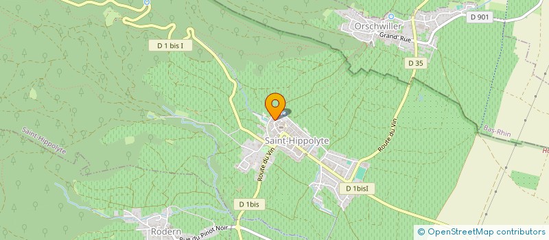 localisation de l'entreprise SCI YFH à SAINT-HIPPOLYTE
