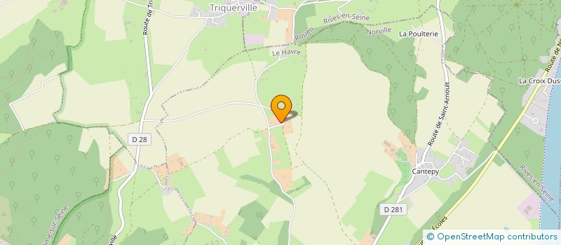 localisation de l'entreprise SCI YFM  NORVILLE