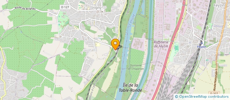 localisation de l'entreprise SCI YFO  IRIGNY