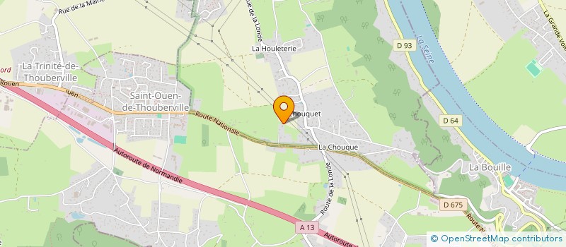 localisation de l'entreprise SCI YFYC à CAUMONT