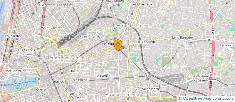 localisation de l'entreprise SCI YG à MARSEILLE