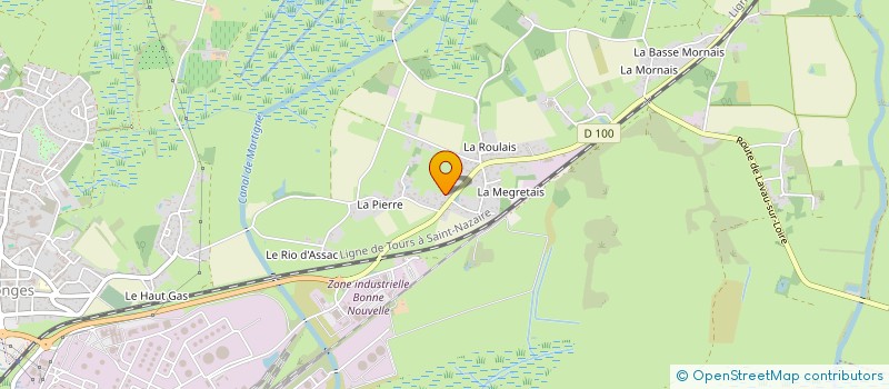 localisation de l'entreprise SCI YG IMMO  DONGES