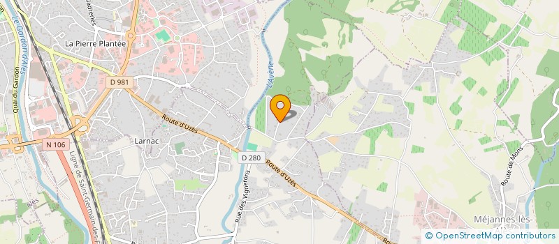 localisation de l'entreprise SCI YGGDRASIL  SAINT-HILAIRE-DE-BRETHMAS