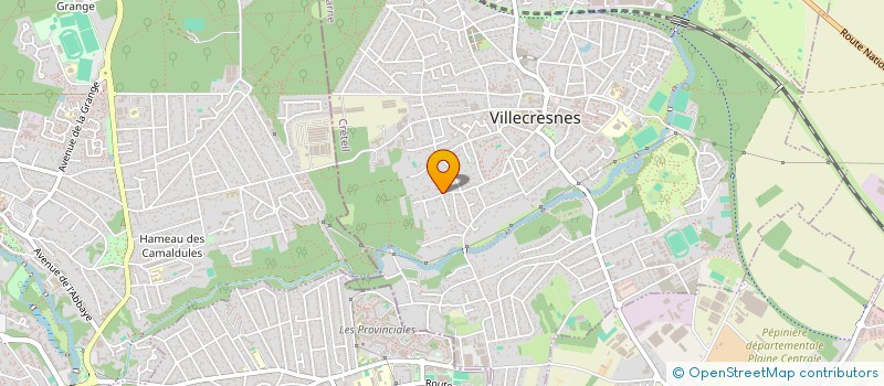 localisation de l'entreprise SCI YGICE  VILLECRESNES