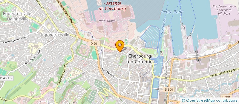 localisation de l'entreprise SCI YGIS à CHERBOURG-EN-COTENTIN